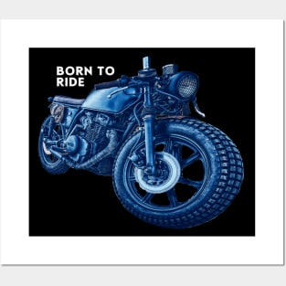 Born to Ride Motorcycle Posters and Art